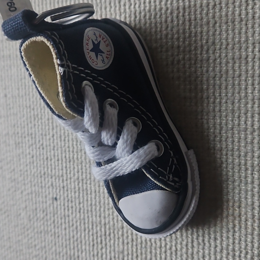 Converse Navy Blue Mini Sneaker Keychain - Picture 8 of 9